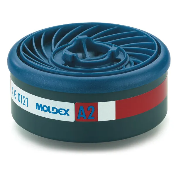 MOLDEX 9200 A2 Filter System (Box of 8) — Grey/Blue